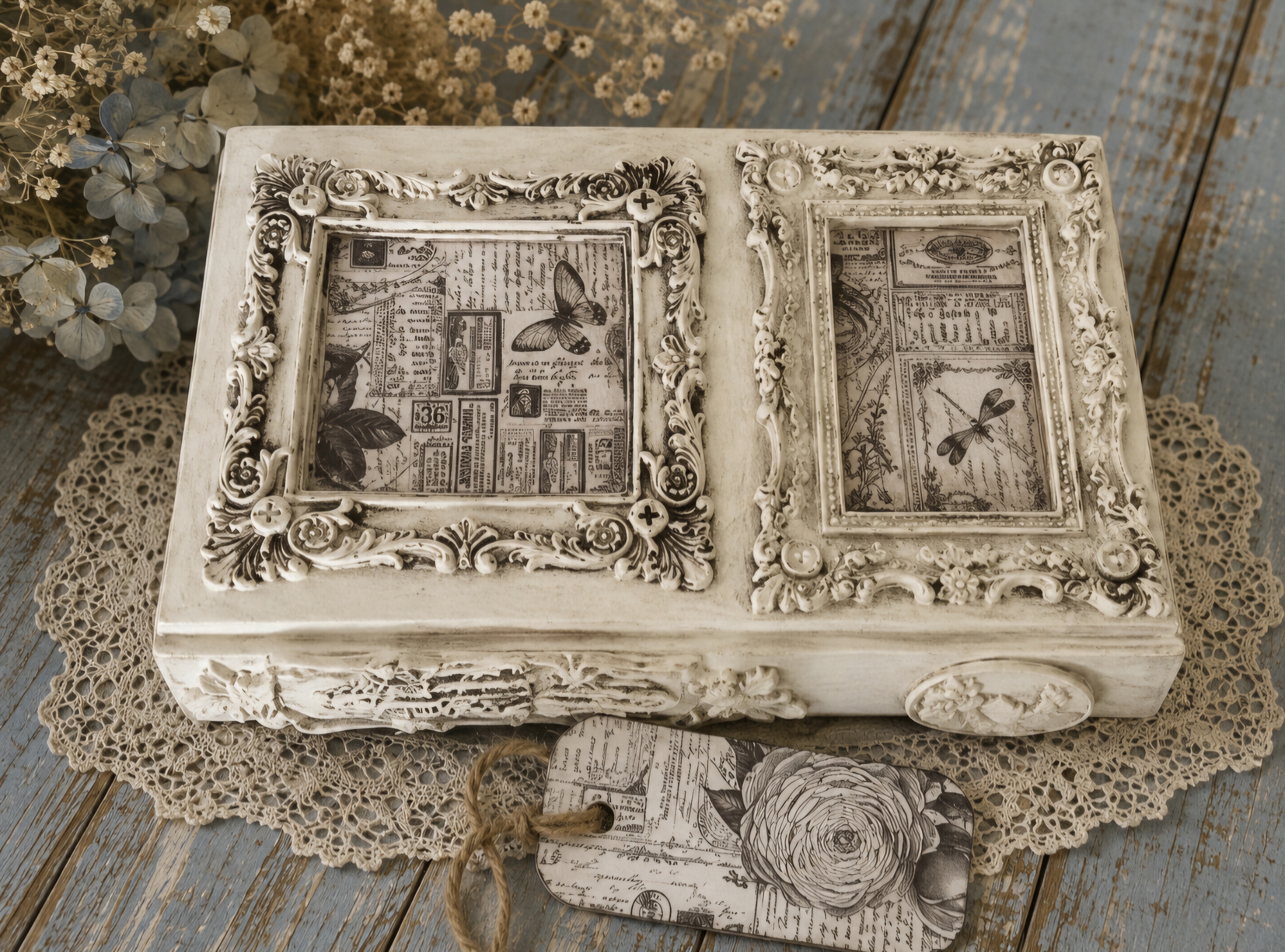 Cream Book Decoration  (photo 2 of 2)