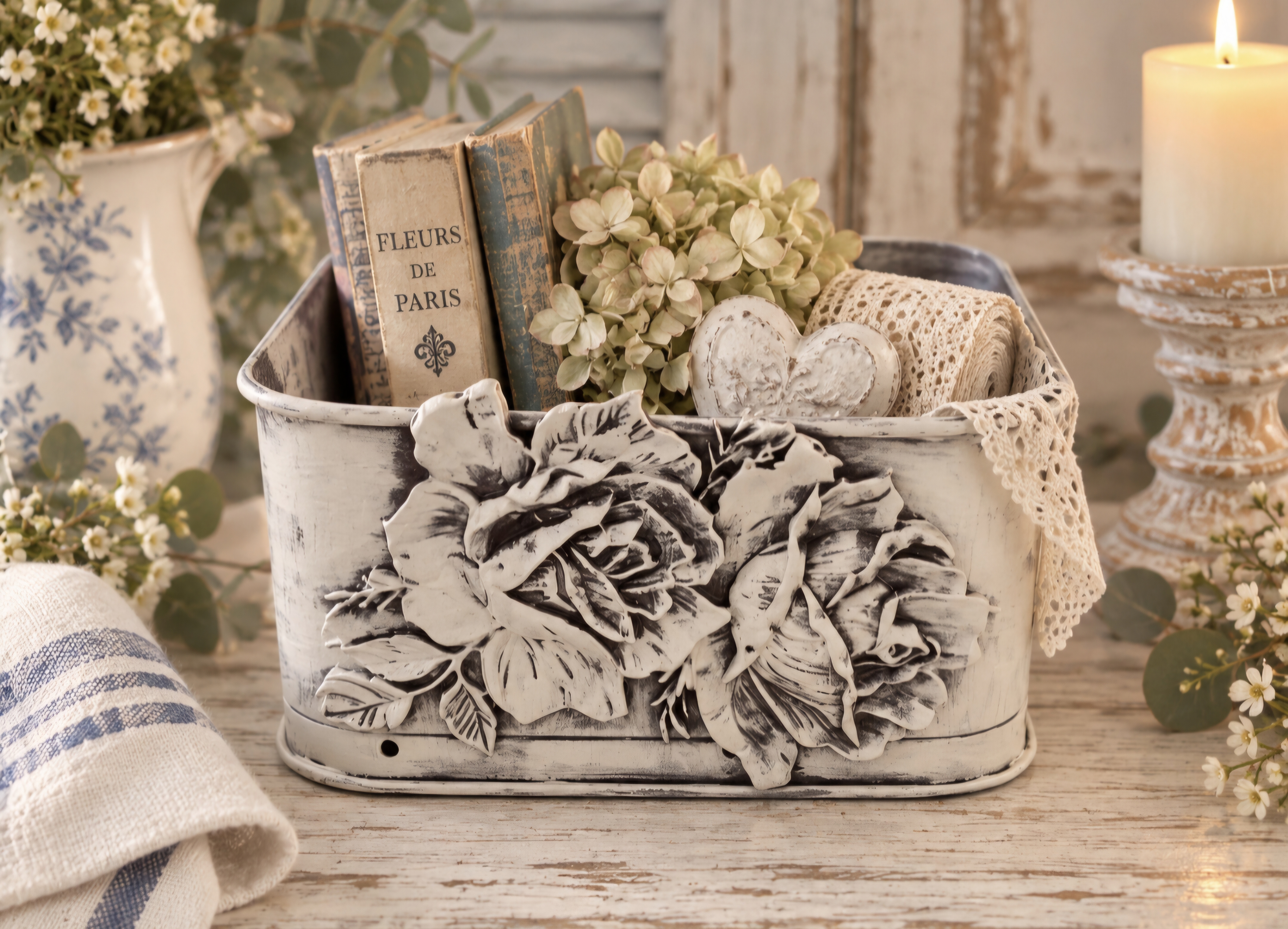 Vintage Metal Caddy (photo 4 of 4)