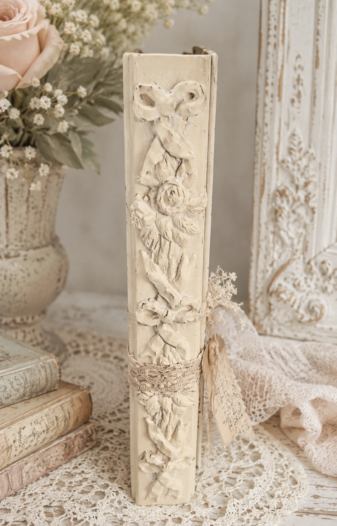 Shabby Chic Book Decoration  (photo 2 of 3)