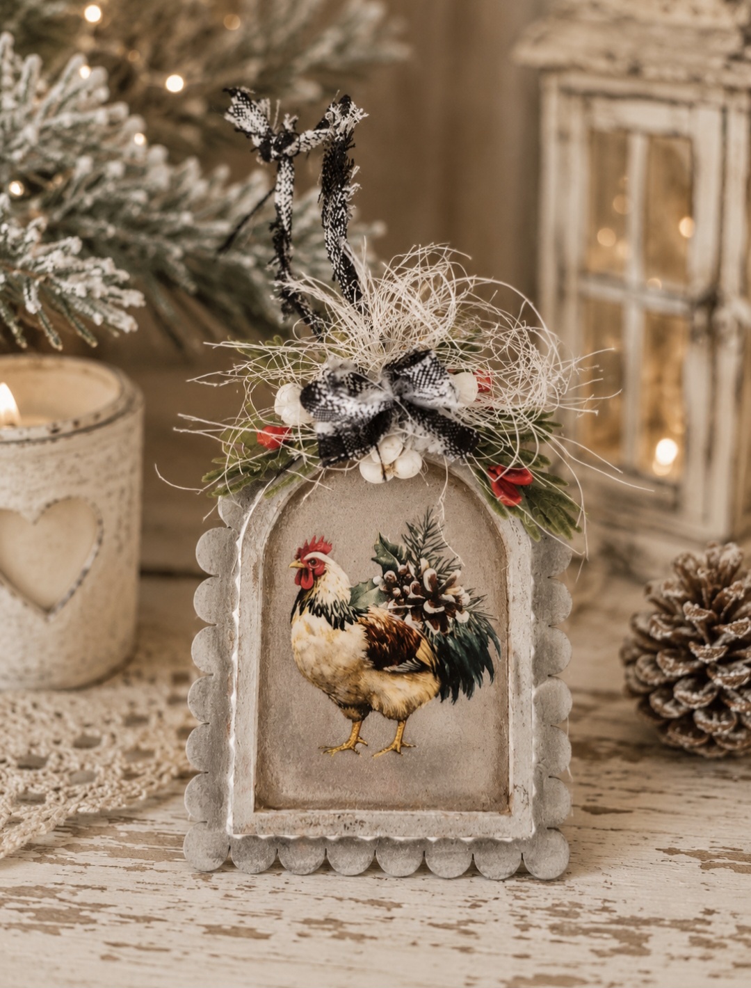 Hanging Rooster Decoration 