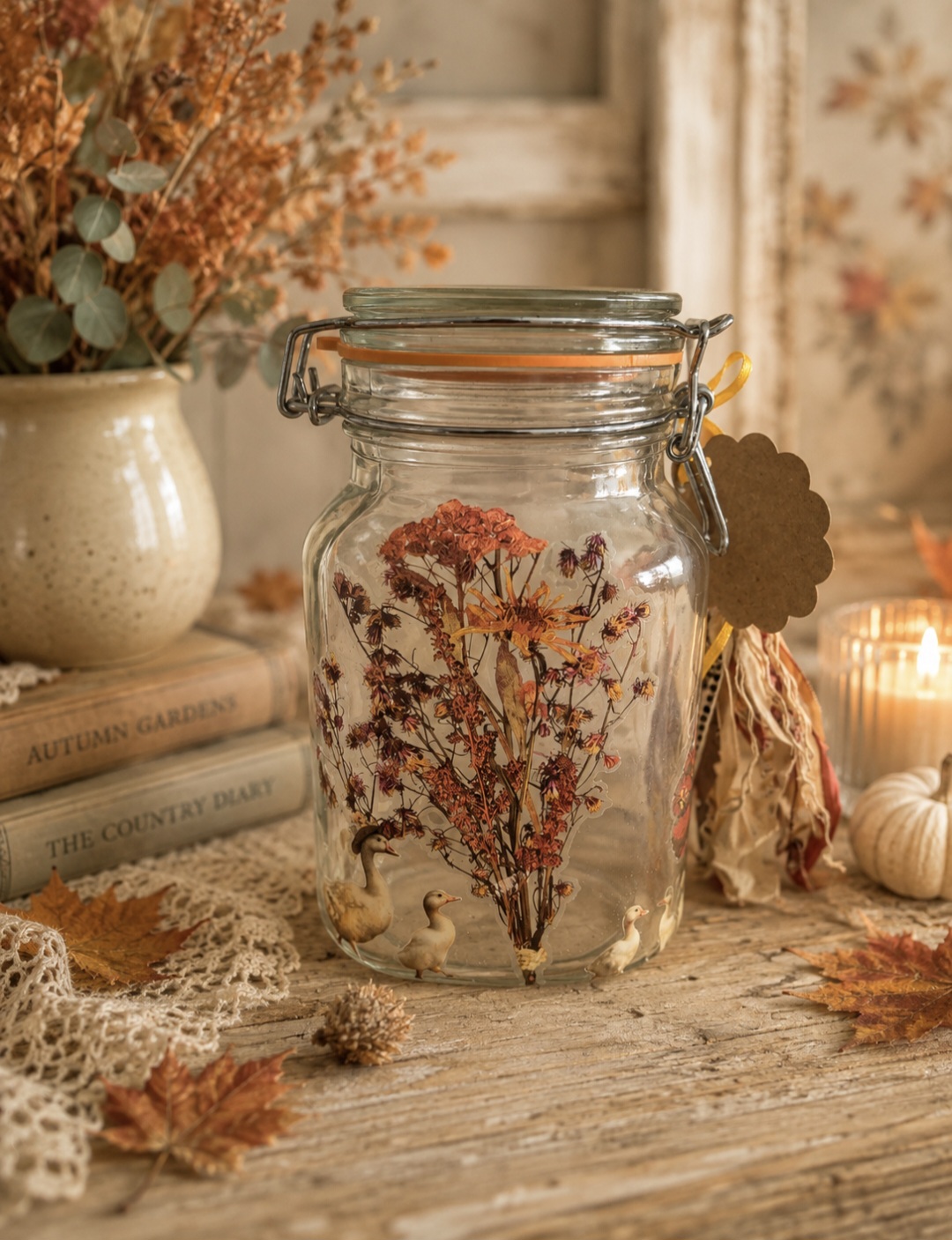 Autumnal Kilner Jar (photo 3 of 6)