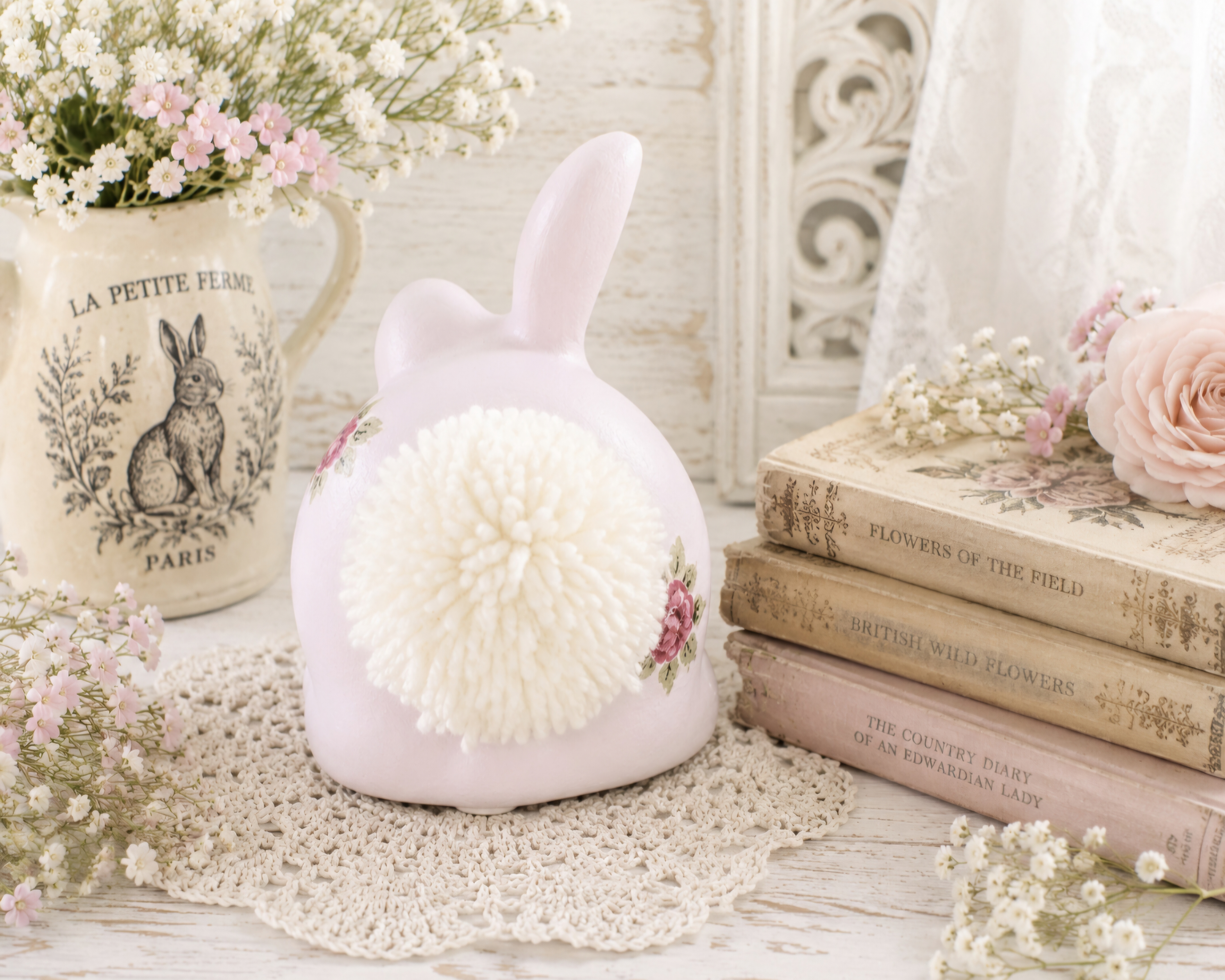 Ceramic Bunny Decoration  (photo 2 of 4)