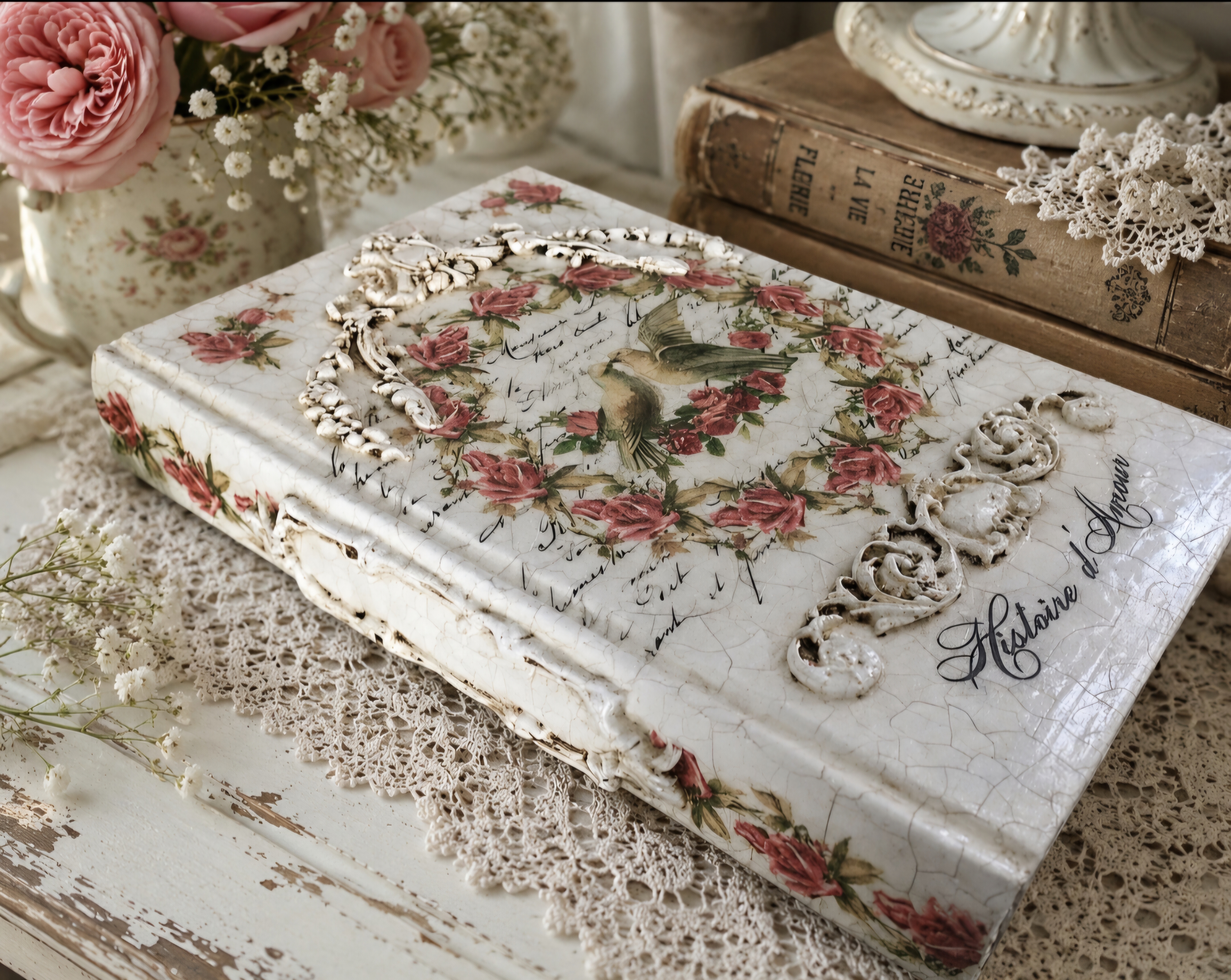 A Touch Of Romance Book Decoration  (photo 2 of 2)