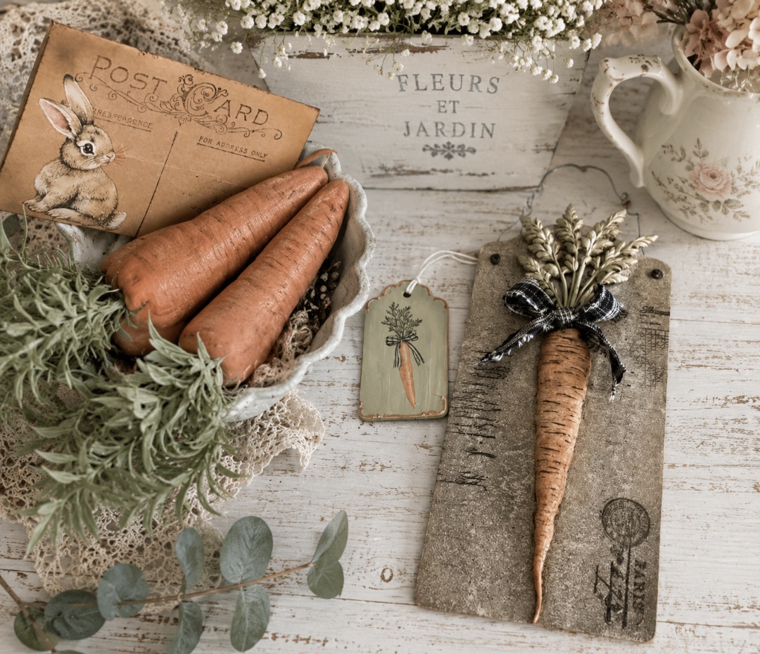 A Carrot Tag Decoration  (photo 2 of 2)