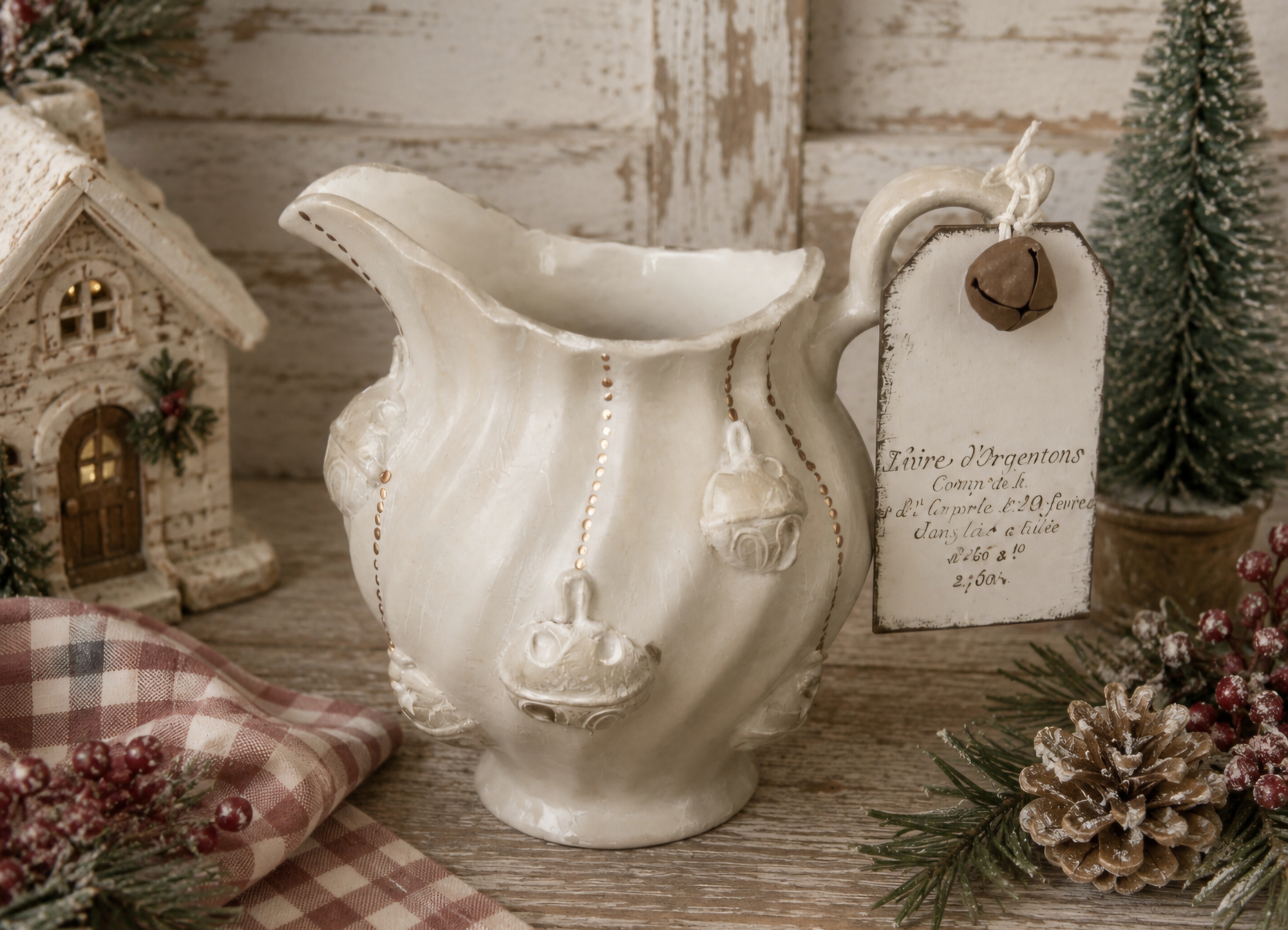 A Small Christmas Inspired Creamer (photo 1 of 2)