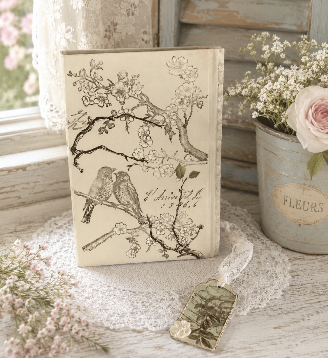 Spring Inspired Book Decoration  (photo 2 of 3)