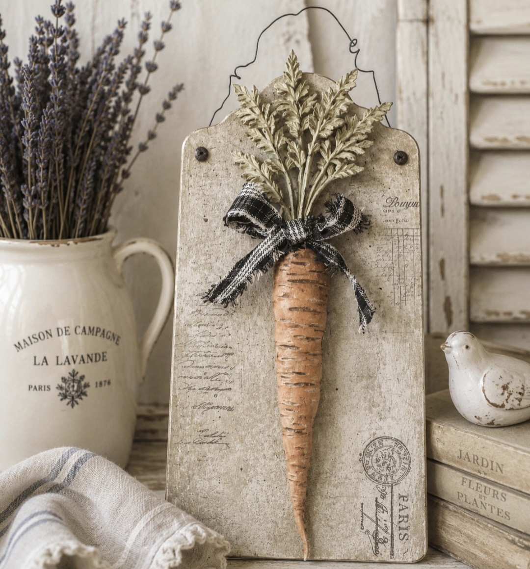 A Carrot Tag Decoration  (photo 1 of 2)