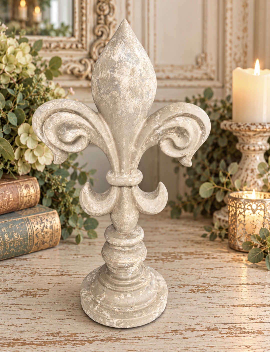 Fleur-de-lis Decorative Ornament  (photo 4 of 4)