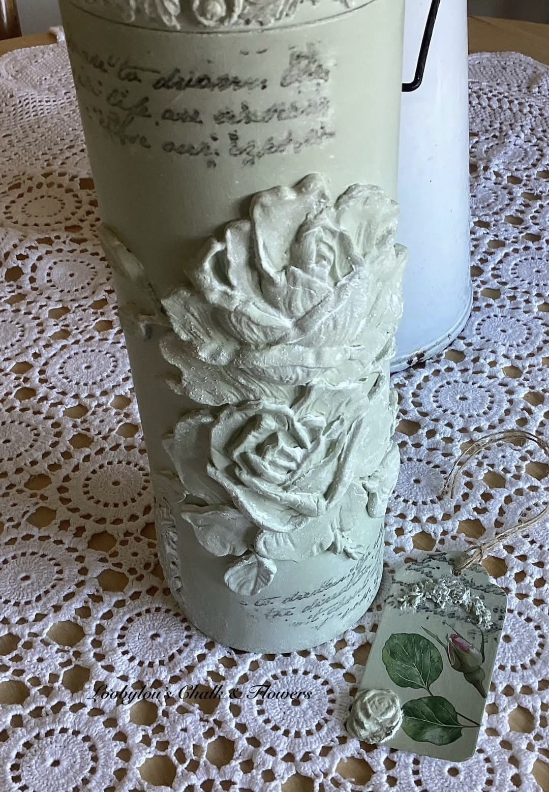 A Tall Summer Inspired Storage Cylinder  (photo 1 of 5)