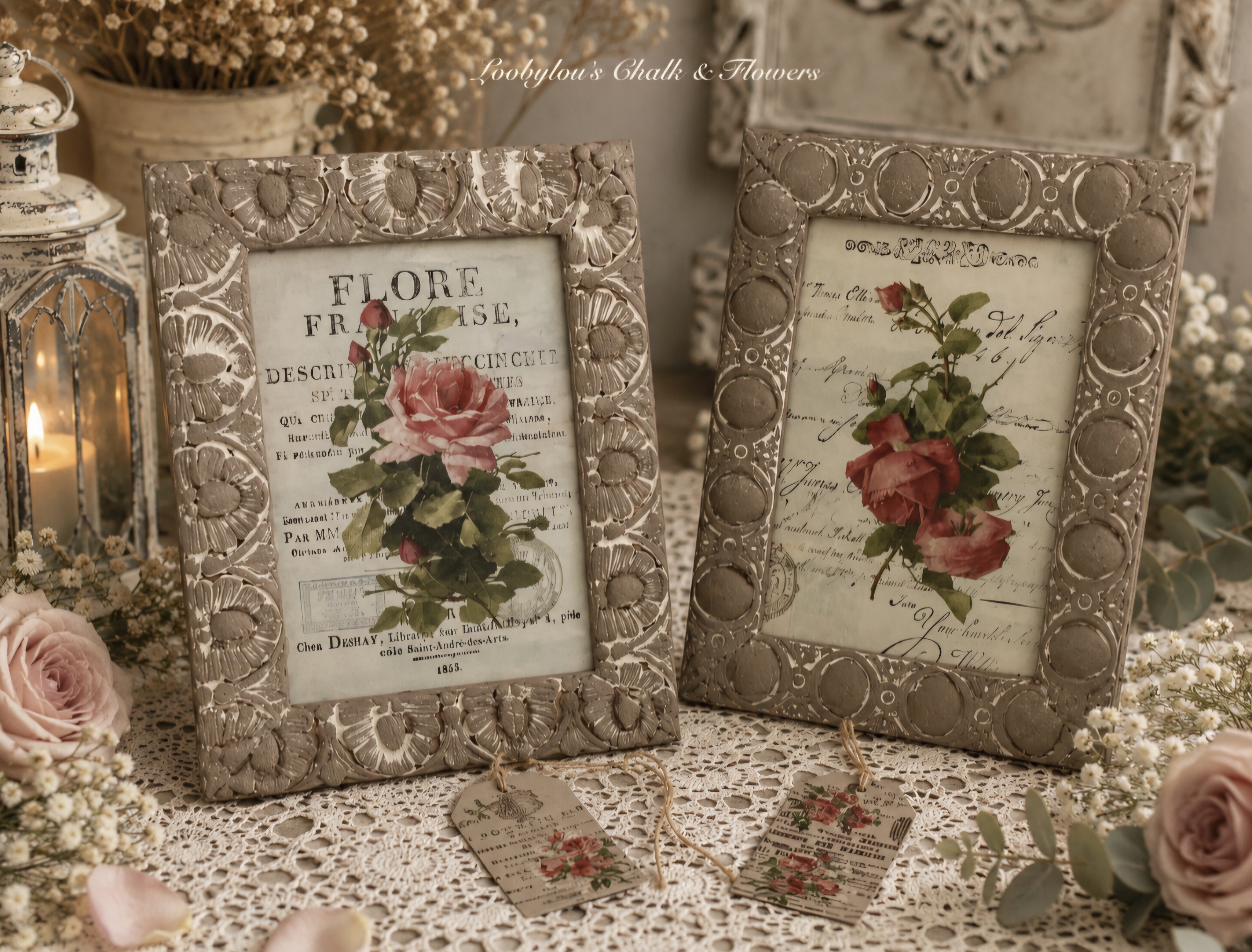 Shabby Cottage Framed Picture