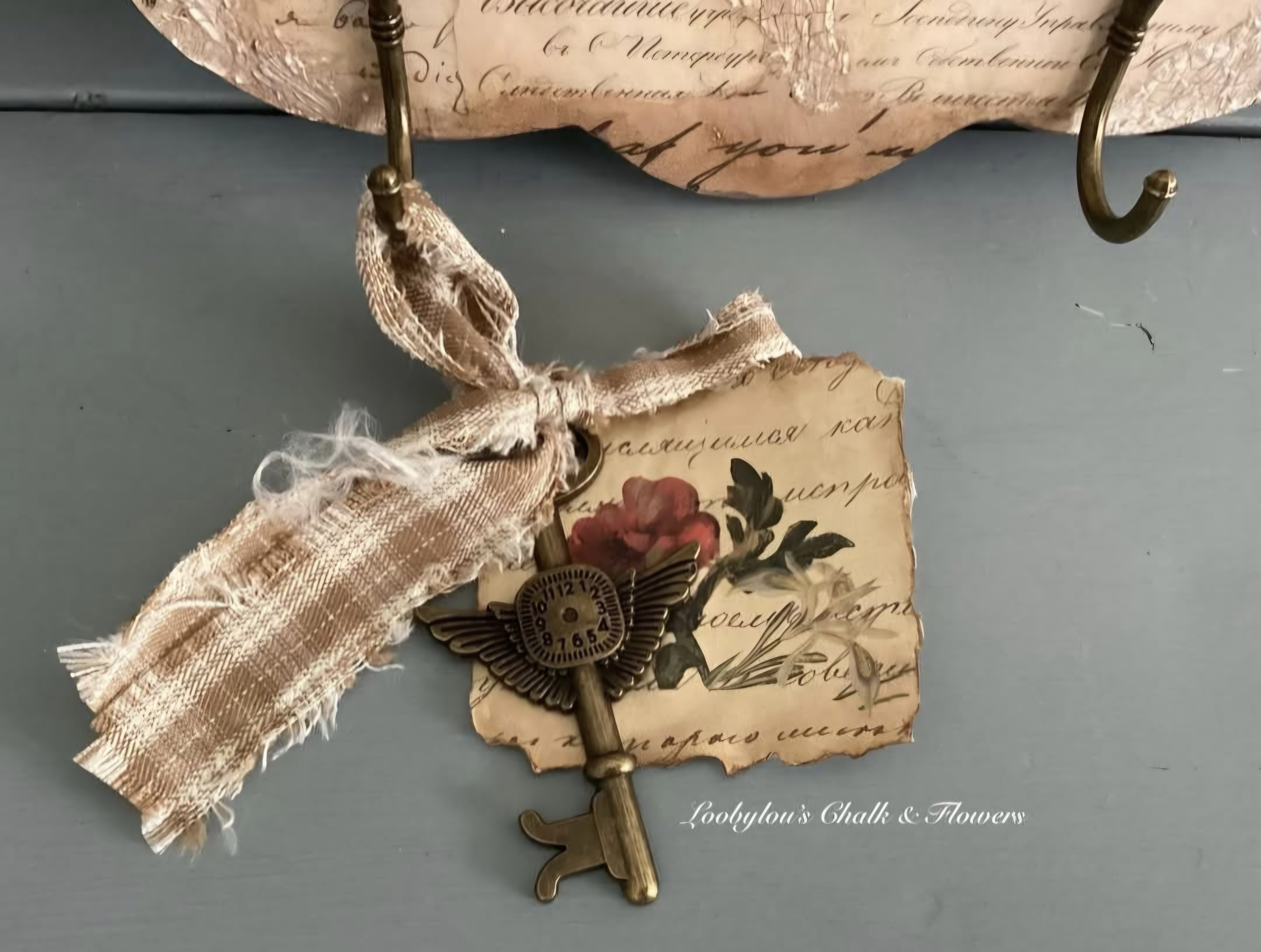 Wild Flower Key Holder Plaque  (photo 4 of 4)