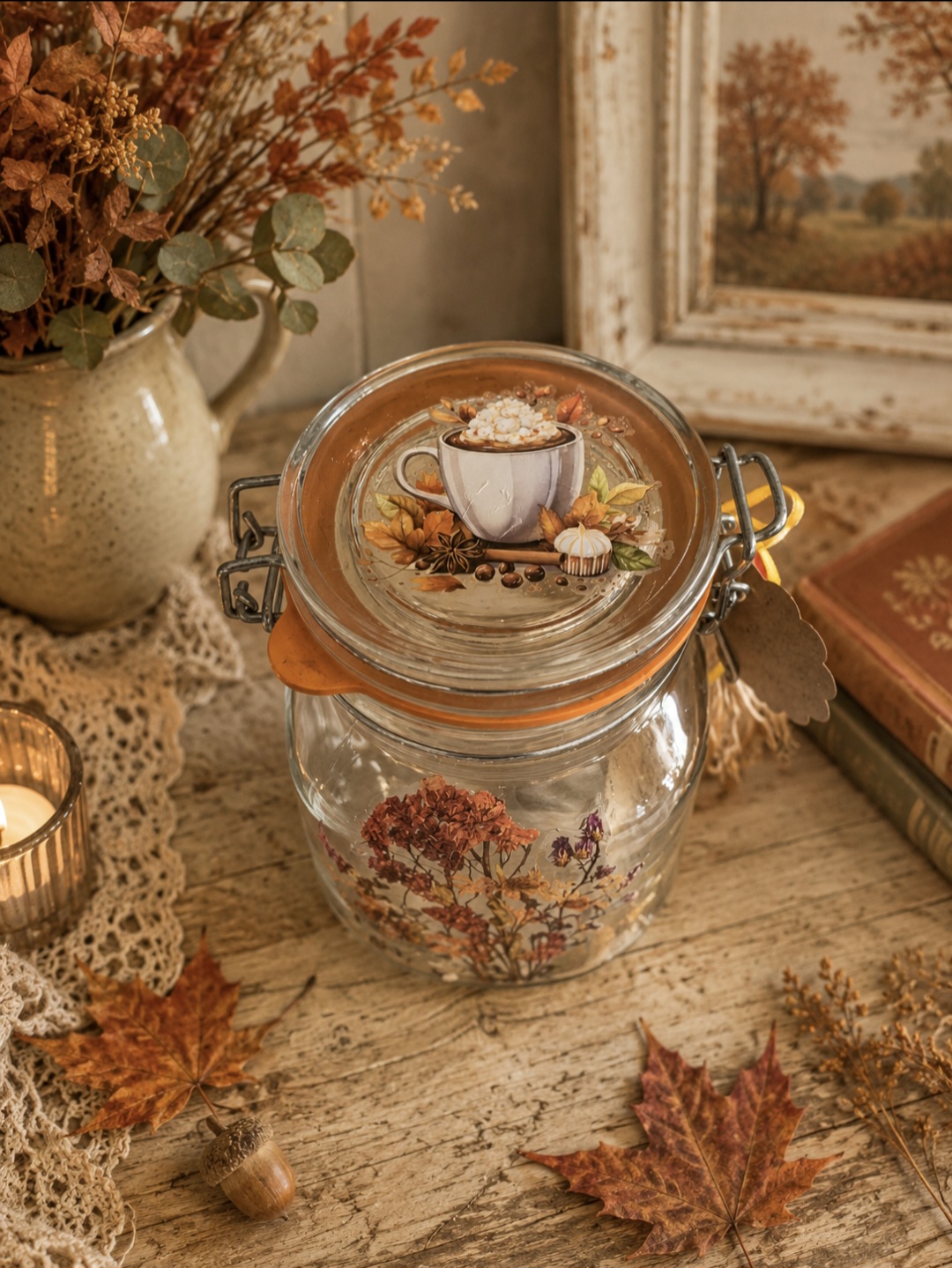 Autumnal Kilner Jar (photo 4 of 6)