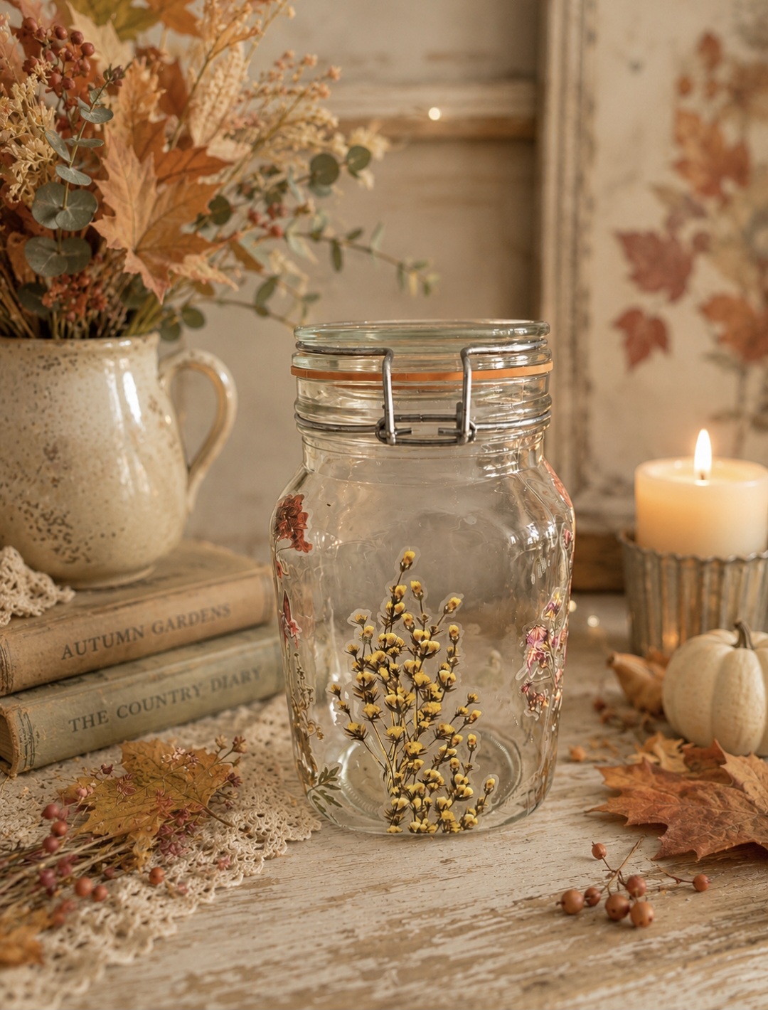 Autumnal Kilner Jar (photo 2 of 6)
