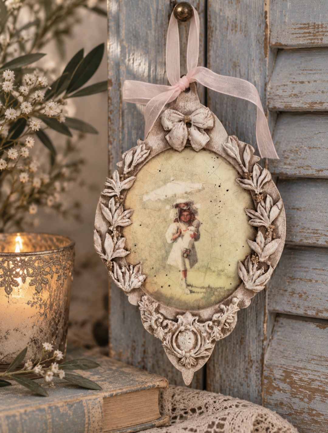 A Victorian Girl Hanging Plaque (photo 1 of 4)