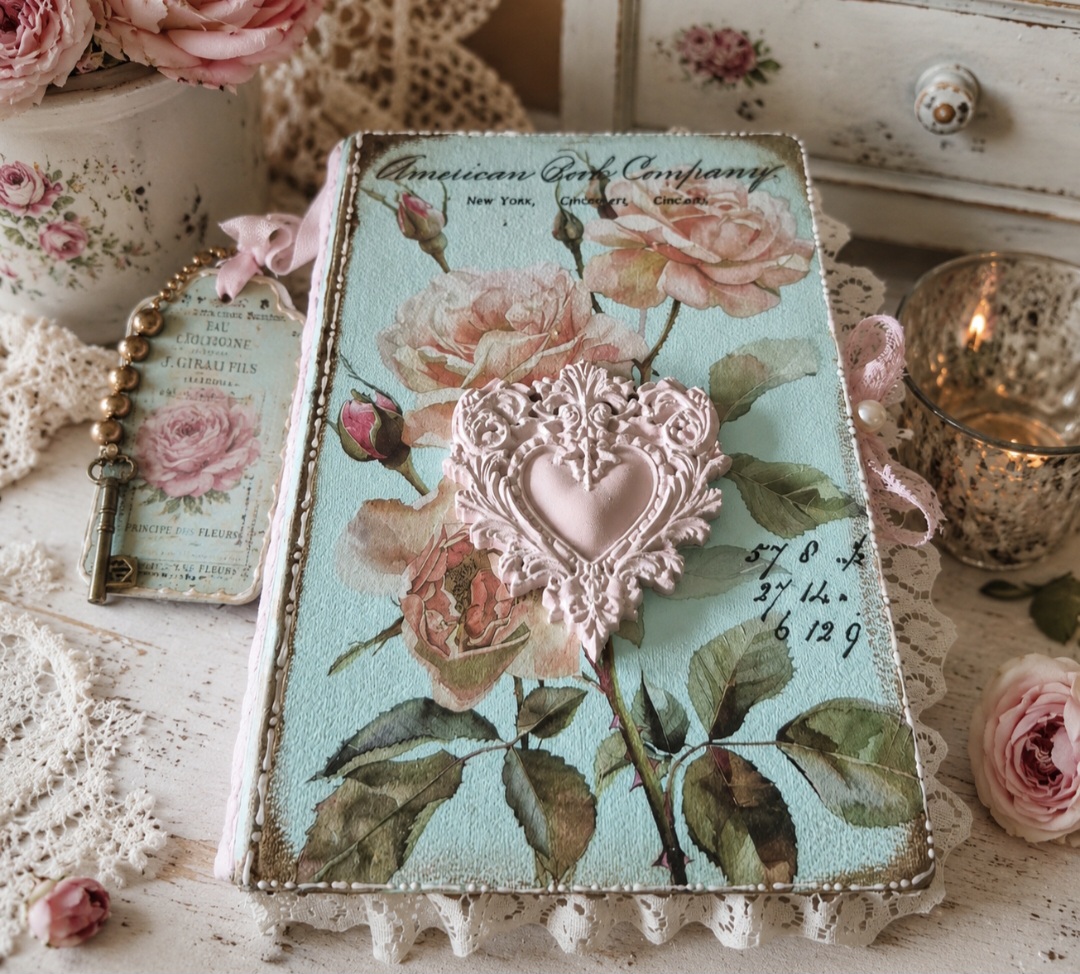 Shabby Chic Book Decoration  (photo 1 of 5)