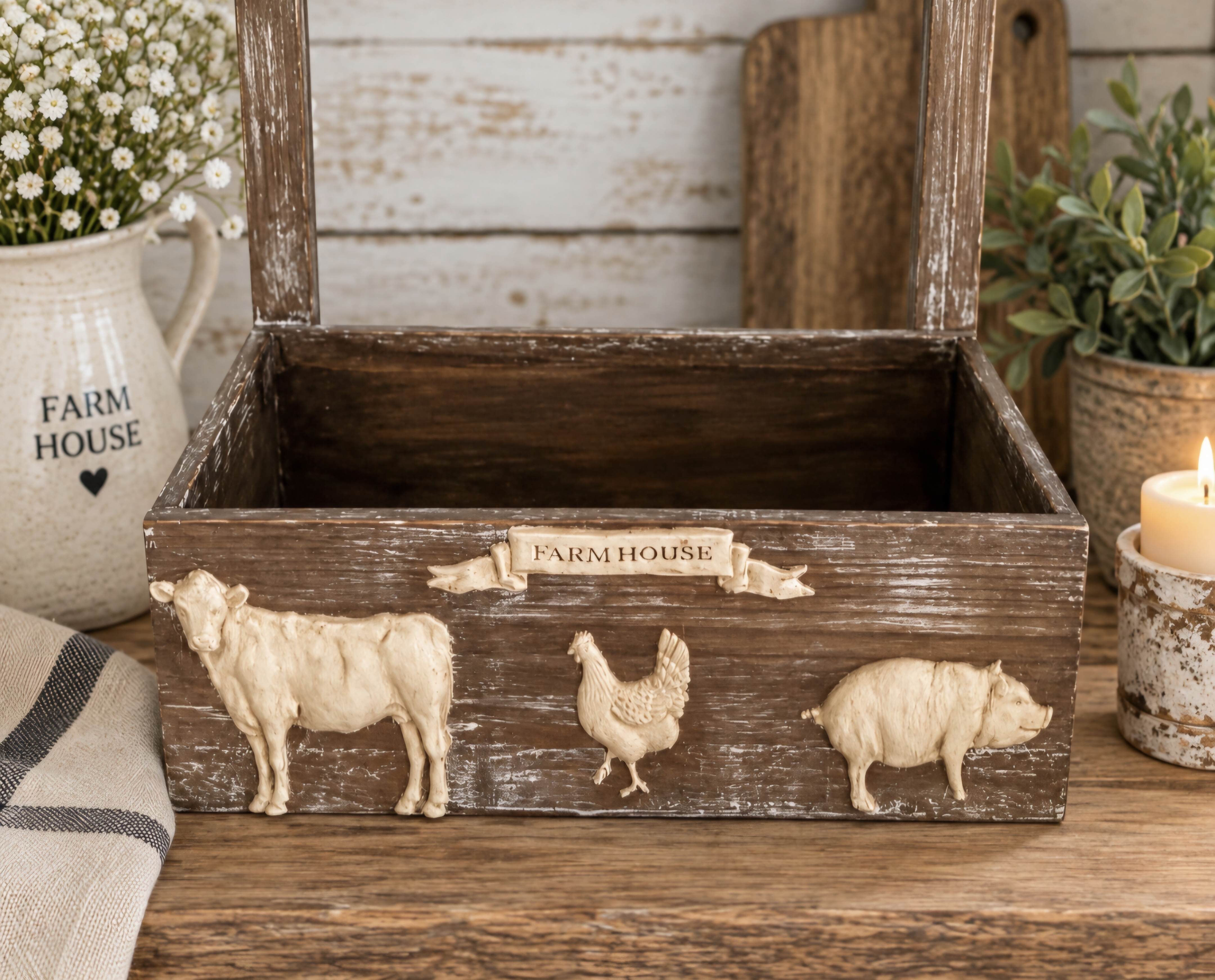 Handmade Rustic Kirchen Caddy (photo 3 of 8)