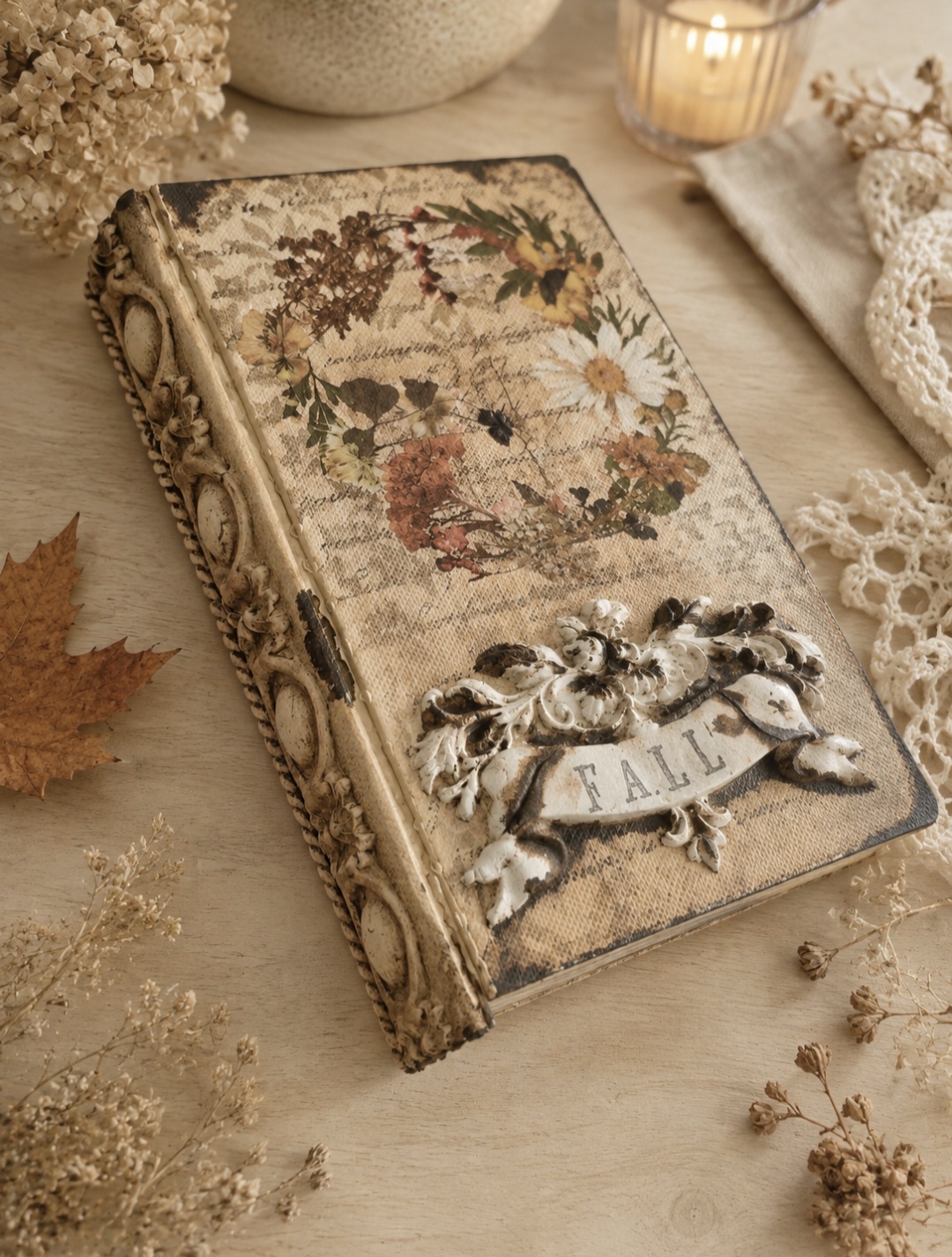 Autumnal Book Decoration  (photo 2 of 3)